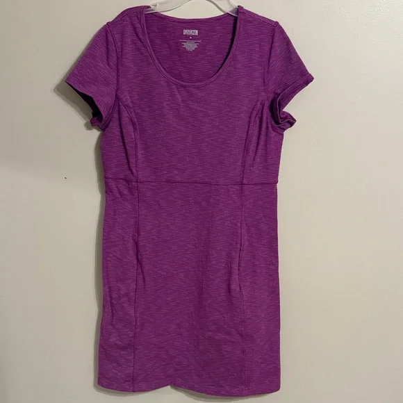 Duluth Trading Co Women’s Short Sleeve Athletic Dress With Pocket Size Medium - Picture 1 of 5
